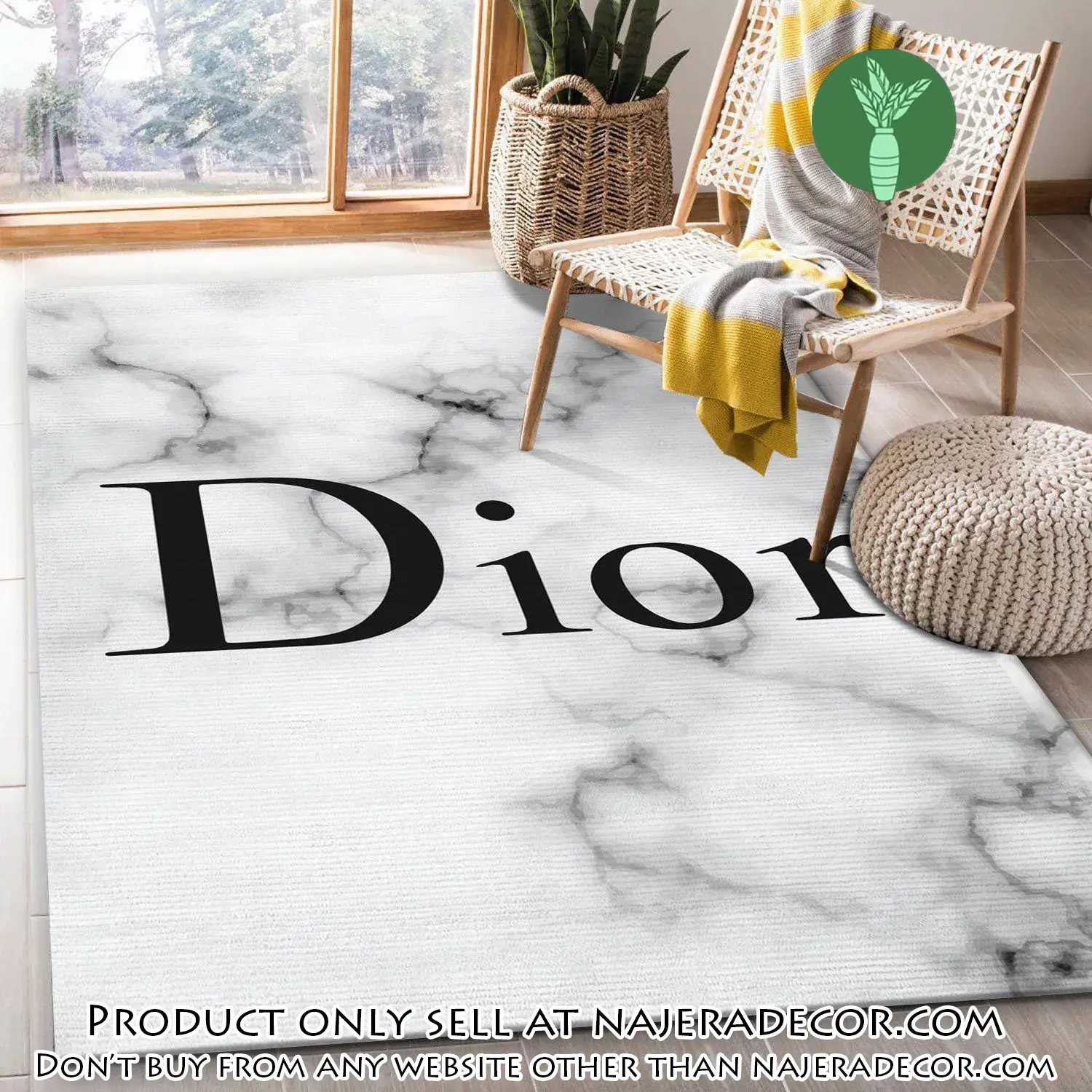Dior rug living room rug carpet floor decor home decor njr2745023